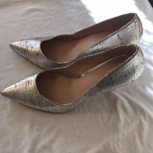 Charles David Birch Pattern Heels